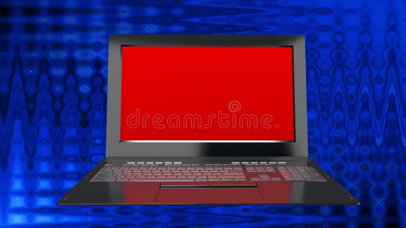σύγχρονο lap-top καινοτομίας για τη σφαιρική τεχνολογία Διαδικτύου απεικόνιση αποθεμάτων