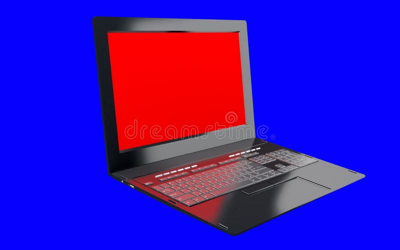 σύγχρονο lap-top καινοτομίας για τη σφαιρική τεχνολογία Διαδικτύου διανυσματική απεικόνιση