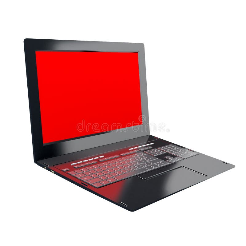 σύγχρονο lap-top καινοτομίας για τη σφαιρική τεχνολογία Διαδικτύου διανυσματική απεικόνιση