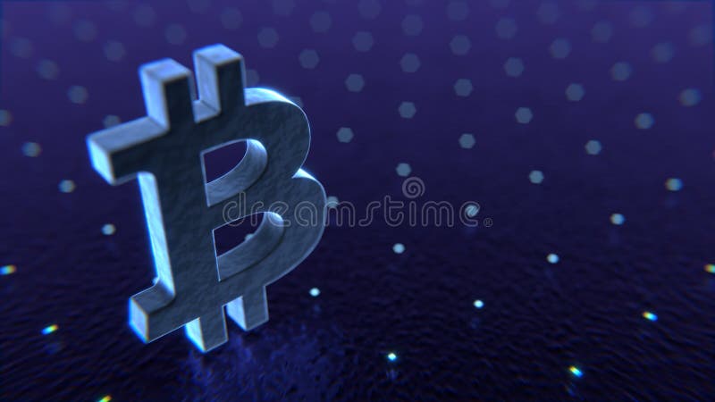Σύμβολο Bitcoin στο αφηρημένο εικονικό ψηφιακό διάστημα τρισδιάστατο illustratio ελεύθερη απεικόνιση δικαιώματος Σύμβολο Bitcoin στο αφηρημένο εικονικό ψηφιακό διάστημα τρισδιάστατο illustratio ελεύθερη απεικόνιση δικαιώματος