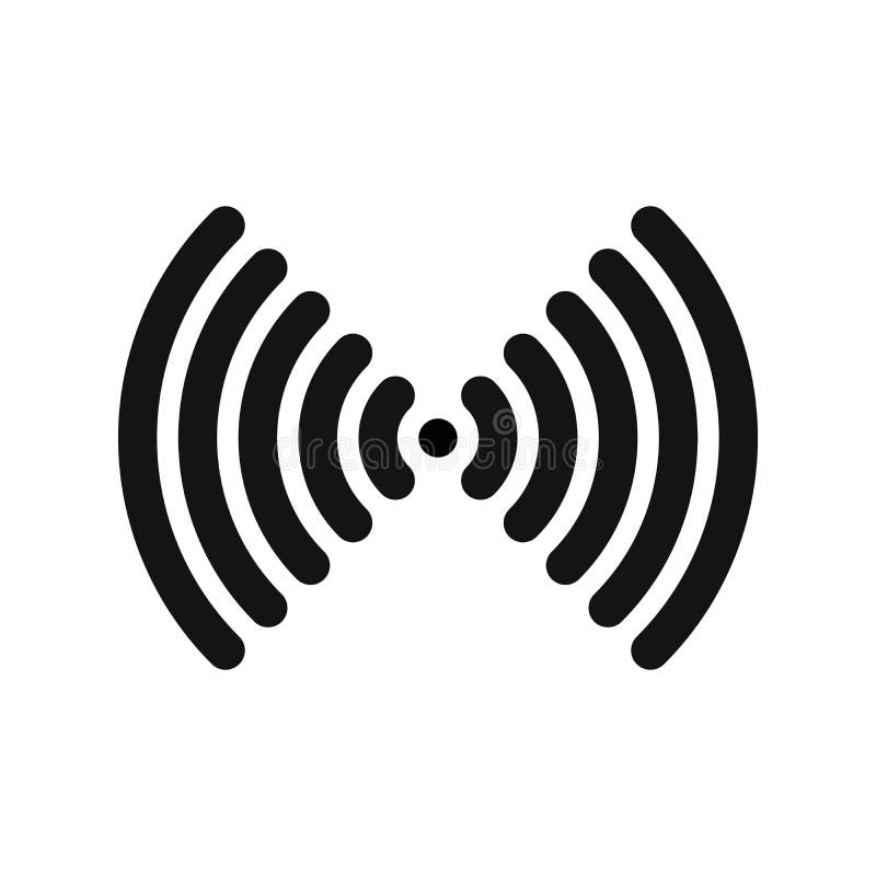Σύμβολο Wifi Ασύρματο σύνδεση στο Διαδίκτυο ή σημάδι δυναμικής ζώνης Στοιχείο σύγχρονου σχεδίου περιλήψεων Απλό μαύρο επίπεδο δια διανυσματική απεικόνιση Σύμβολο Wifi Ασύρματο σύνδεση στο Διαδίκτυο ή σημάδι δυναμικής ζώνης Στοιχείο σύγχρονου σχεδίου περιλήψεων Απλό μαύρο επίπεδο δια διανυσματική απεικόνιση