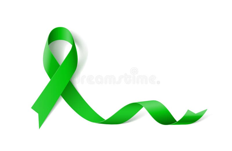 White Banner with Organ Transplant and Organ Donation Awareness Realistic Green Ribbon. Design Template for Websites Magazines. White Banner with Organ Transplant and Organ Donation Awareness Realistic Green Ribbon. Design Template for Websites Magazines