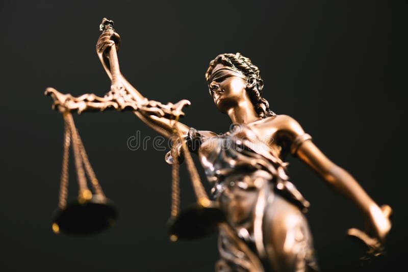 Σύμβολο νόμου και δικαιοσύνης. Νομική έννοια στοκ εικόνα