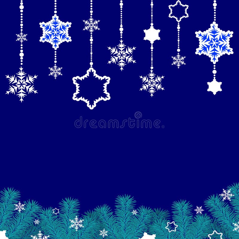 Download Σύνορα snowflakes διανυσματική απεικόνιση. εικονογραφία από βακκινίων - 62715538