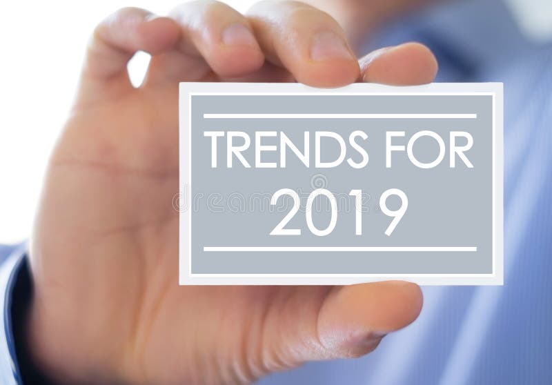 Τάσεις για το 2019 στοκ φωτογραφίες Τάσεις για το 2019 στοκ φωτογραφίες