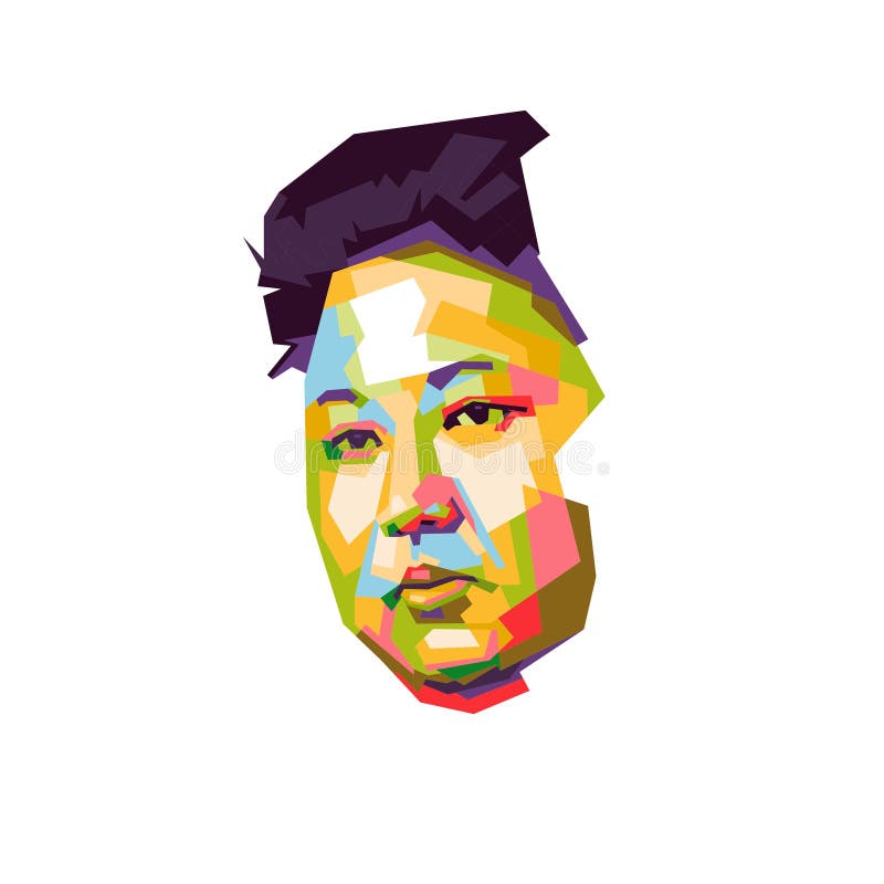 Τα jong-Η.Ε της Kim σκάουν το illustation τέχνης διανυσματική απεικόνιση Τα jong-Η.Ε της Kim σκάουν το illustation τέχνης διανυσματική απεικόνιση