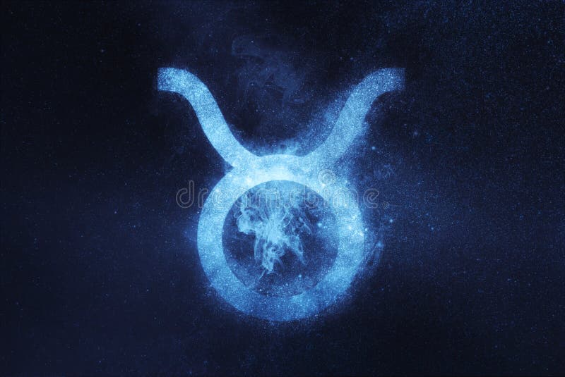 Taurus Zodiac Sign. Abstract night sky background. Concept Background. Taurus Zodiac Sign. Abstract night sky background. Concept Background