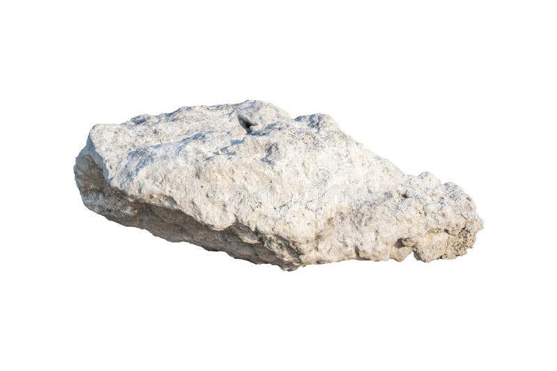 τα πετρώματα και η πέτρα στο βουνό απομονωμένα σε λευκό φόντο