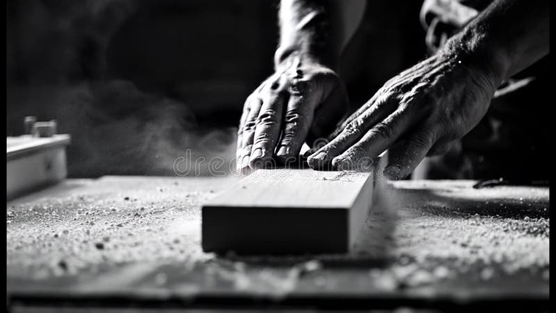 Τα χέρια των τεχνών : Μαύρο και άσπρο αριστούργημα διανυσματική απεικόνιση