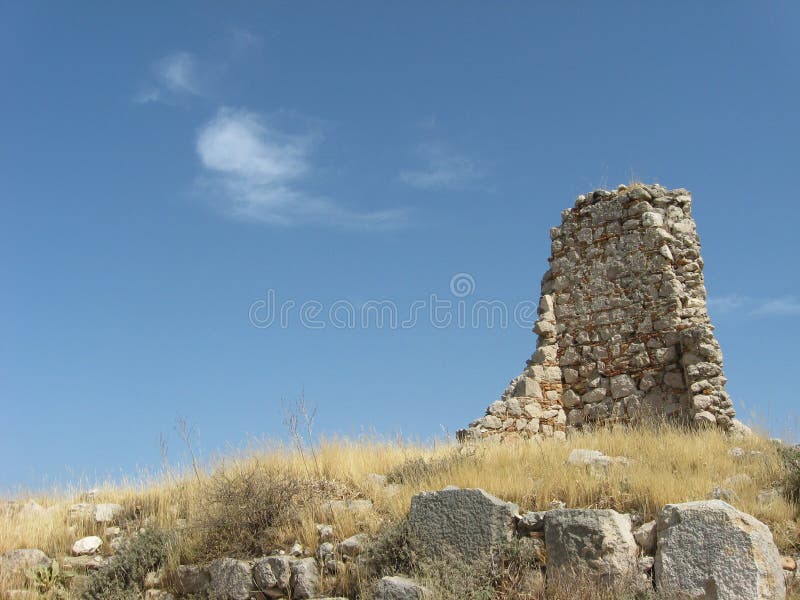 Τεμάχιο του αρχαίου τοίχου σε Xanthos στοκ φωτογραφία Τεμάχιο του αρχαίου τοίχου σε Xanthos στοκ φωτογραφία
