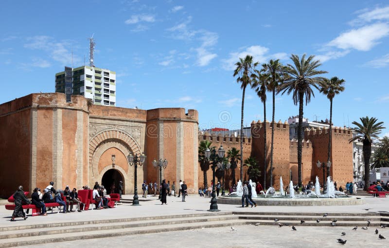 Τετράγωνο στη Rabat, Μαρόκο στοκ εικόνα με δικαίωμα ελεύθερης χρήσης Τετράγωνο στη Rabat, Μαρόκο στοκ εικόνα με δικαίωμα ελεύθερης χρήσης