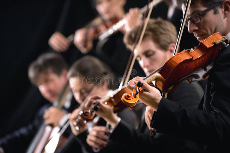 Τμήμα βιολιών ορχηστρών πρώτο