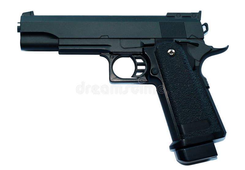 Capa 5.1 πουλαριών M1911 γεια πιστόλι Κ - αντίγραφο μετάλλων airsoft στοκ φωτογραφίες Capa 5.1 πουλαριών M1911 γεια πιστόλι Κ - αντίγραφο μετάλλων airsoft στοκ φωτογραφίες