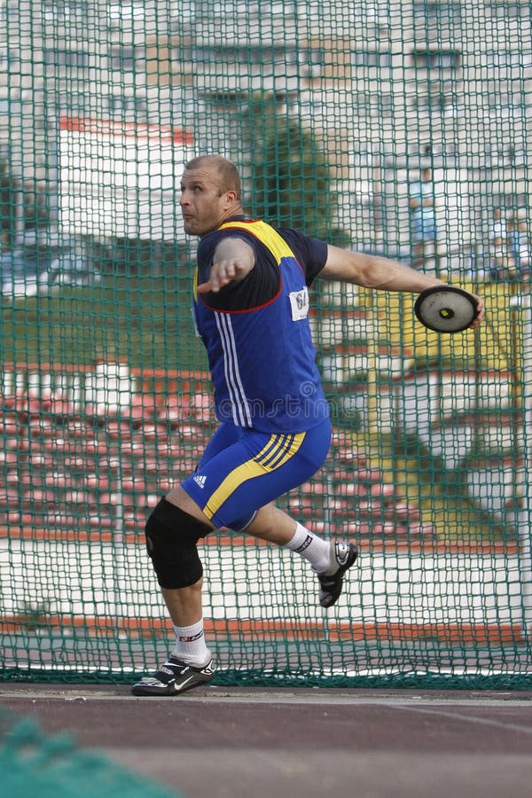 Το Discus ρίχνει στοκ εικόνα Το Discus ρίχνει στοκ εικόνα