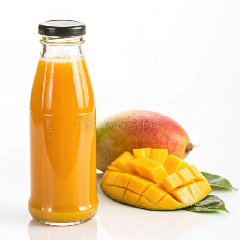 Το Mango Zon απομονωμένο σε λευκό φόντο ελεύθερη απεικόνιση δικαιώματος