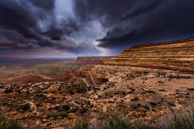 Το Moki Dugway αγνοεί στοκ εικόνες με δικαίωμα ελεύθερης χρήσης