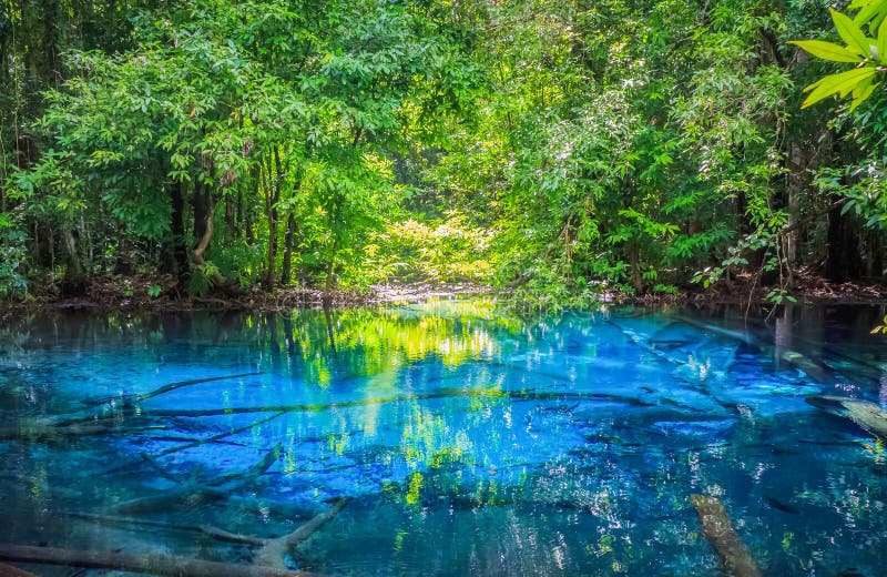 Το Sa Nam Phut είναι όμορφη λίμνη άνοιξη στο δασικό εθνικό πάρκο στοκ εικόνες με δικαίωμα ελεύθερης χρήσης Το Sa Nam Phut είναι όμορφη λίμνη άνοιξη στο δασικό εθνικό πάρκο στοκ εικόνες με δικαίωμα ελεύθερης χρήσης