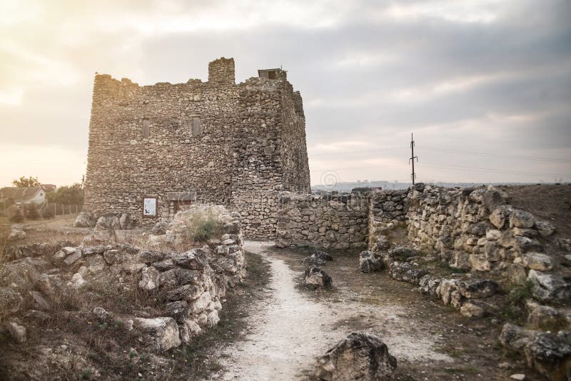 Το Scythian Neapolis Αρχαία πόλη Scythian Νάπολη στο Simferopol, Κριμαία στοκ εικόνες με δικαίωμα ελεύθερης χρήσης Το Scythian Neapolis Αρχαία πόλη Scythian Νάπολη στο Simferopol, Κριμαία στοκ εικόνες με δικαίωμα ελεύθερης χρήσης