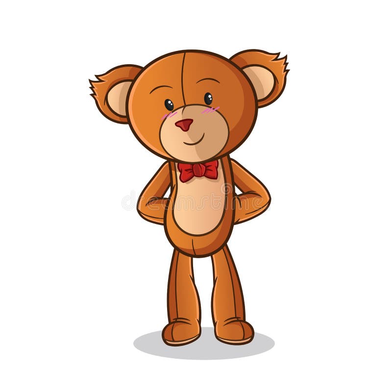 Το Teddy αντέχει την ντροπαλή απεικόνιση τέχνης κινούμενων σχεδίων μασκότ διανυσματική ελεύθερη απεικόνιση δικαιώματος Το Teddy αντέχει την ντροπαλή απεικόνιση τέχνης κινούμενων σχεδίων μασκότ διανυσματική ελεύθερη απεικόνιση δικαιώματος
