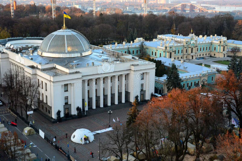 Το Verkhovna Rada, Κίεβο, Ουκρανία στοκ εικόνα Το Verkhovna Rada, Κίεβο, Ουκρανία στοκ εικόνα