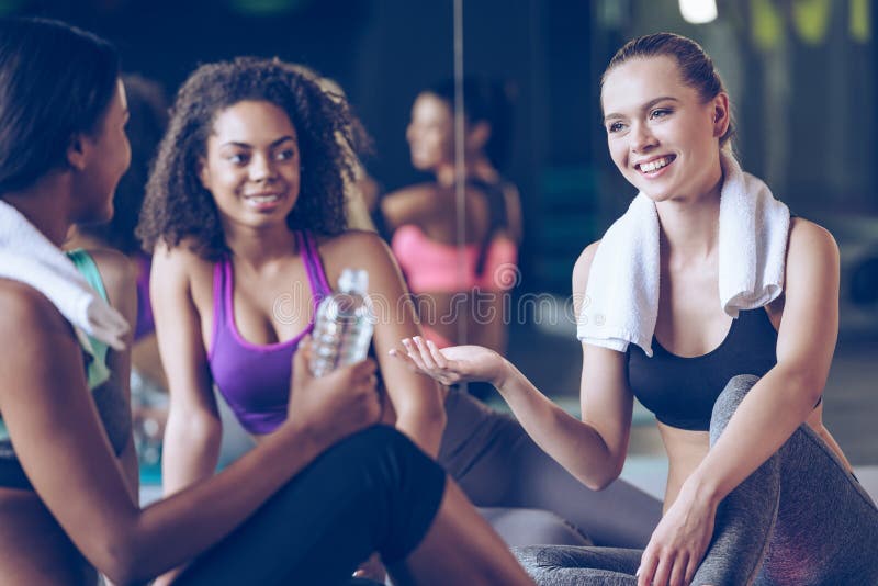 Το workout μας ήταν τρομερό! στοκ φωτογραφία με δικαίωμα ελεύθερης χρήσης