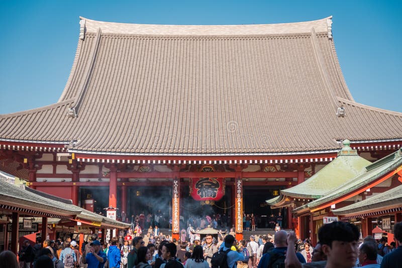 Το βουδιστικό όνομα “Sensoji “ναών στην περιοχή Asakusa στο Τόκιο, Ιαπωνία στοκ φωτογραφίες Το βουδιστικό όνομα “Sensoji “ναών στην περιοχή Asakusa στο Τόκιο, Ιαπωνία στοκ φωτογραφίες