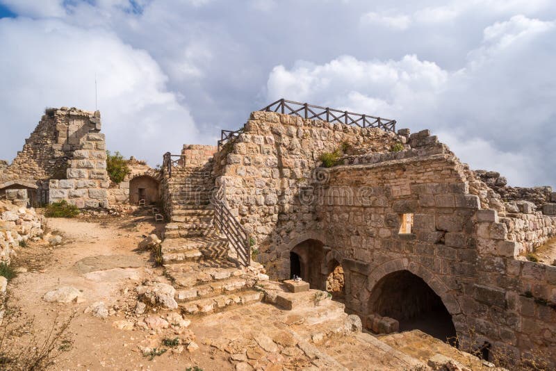 Το κάστρο Ajloun στοκ εικόνα Το κάστρο Ajloun στοκ εικόνα