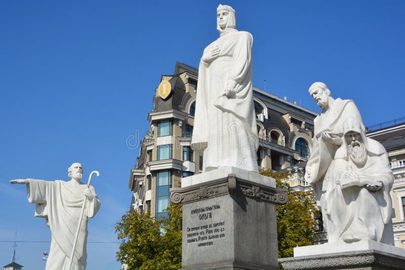 το μνημείο για την πριγκίπισσα όλγα άνοιξε το 1911 στοκ φωτογραφία με δικαίωμα ελεύθερης χρήσης