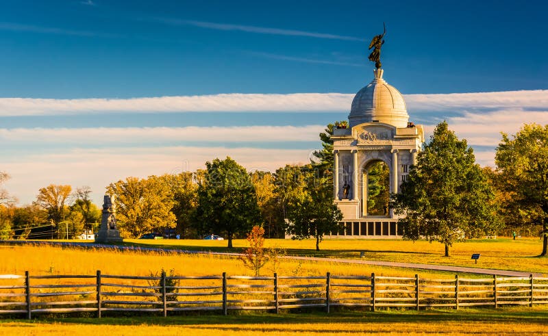 Το μνημείο της Πενσυλβανίας, σε Gettysburg, Πενσυλβανία στοκ εικόνες με δικαίωμα ελεύθερης χρήσης Το μνημείο της Πενσυλβανίας, σε Gettysburg, Πενσυλβανία στοκ εικόνες με δικαίωμα ελεύθερης χρήσης