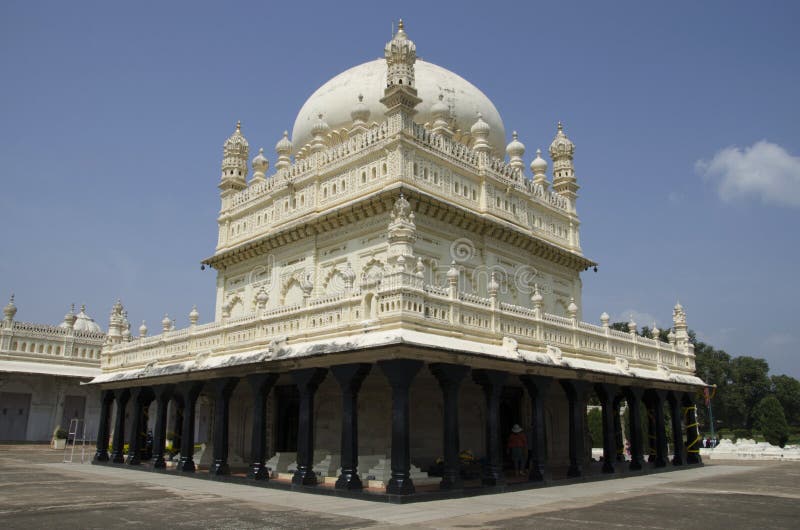 The Gumbaz, Muslim Mausoleum of Sultan Tipu And His Relatives, Srirangapatna, Karnataka, India. The Gumbaz, Muslim Mausoleum of Sultan Tipu And His Relatives, Srirangapatna, Karnataka, India