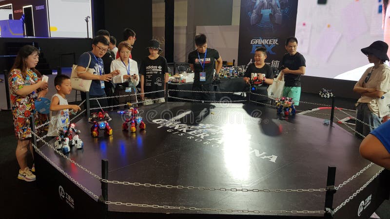 Το ολυμπιακό γεγονός “WCG 2019 παιχνιδιών τυχερού παιχνιδιού eSport των παιχνιδιών παγκόσμιου Cyber σε ΧΙ “, Κίνα στοκ φωτογραφία με δικαίωμα ελεύθερης χρήσης