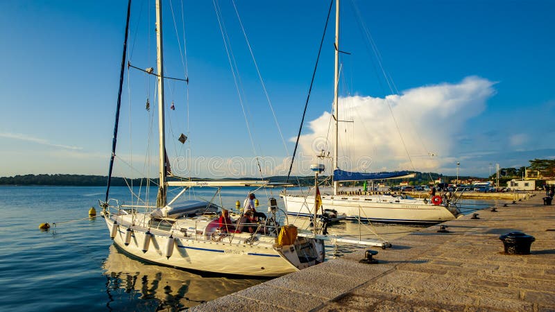 “Το ομορφότερο ηλιοβασίλεμα “Rovinj στοκ φωτογραφίες με δικαίωμα ελεύθερης χρήσης