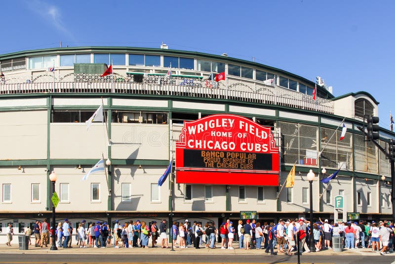 το Σικάγο cubs το πεδίο Wrigley στοκ εικόνα με δικαίωμα ελεύθερης χρήσης το Σικάγο cubs το πεδίο Wrigley στοκ εικόνα με δικαίωμα ελεύθερης χρήσης