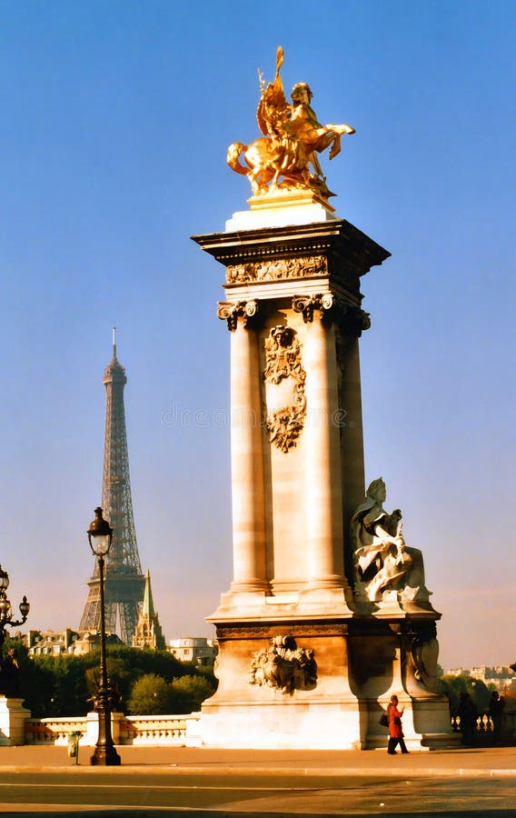 το φύλλο περιήγησης του tower eiffel στοκ εικόνες