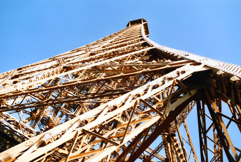 το φύλλο περιήγησης του tower eiffel στοκ εικόνα με δικαίωμα ελεύθερης χρήσης