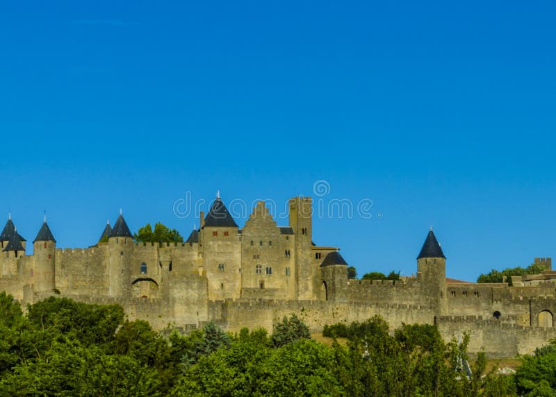 Τοίχοι του Carcassonne στοκ εικόνες με δικαίωμα ελεύθερης χρήσης Τοίχοι του Carcassonne στοκ εικόνες με δικαίωμα ελεύθερης χρήσης