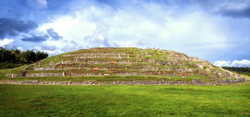 Τοίχοι του φρουρίου Sacsayhuaman, σε Cusco, Περού στοκ εικόνα Τοίχοι του φρουρίου Sacsayhuaman, σε Cusco, Περού στοκ εικόνα