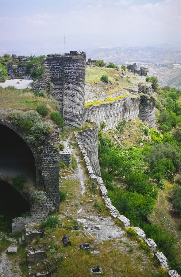 Qalaat al-Marqab - Castle of the Watchtower - one of the major strongholds of the Knights Hospitaller. Qalaat al-Marqab - Castle of the Watchtower - one of the major strongholds of the Knights Hospitaller