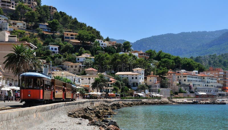 Port de Soller στοκ εικόνα Port de Soller στοκ εικόνα