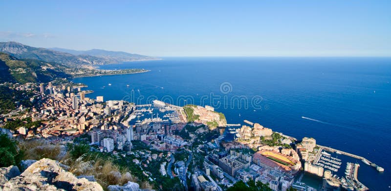 Τοπική άποψη του Μονακό στοκ εικόνα με δικαίωμα ελεύθερης χρήσης Τοπική άποψη του Μονακό στοκ εικόνα με δικαίωμα ελεύθερης χρήσης