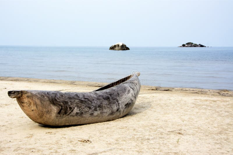 Τοπικό, παραδοσιακό Mokorokoro (Dhow) στοκ εικόνα με δικαίωμα ελεύθερης χρήσης