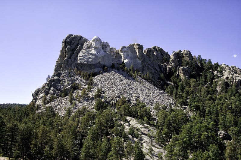 Τοποθετήστε την εθνική αναμνηστική νότια Rushmore Ντακότα στοκ φωτογραφία