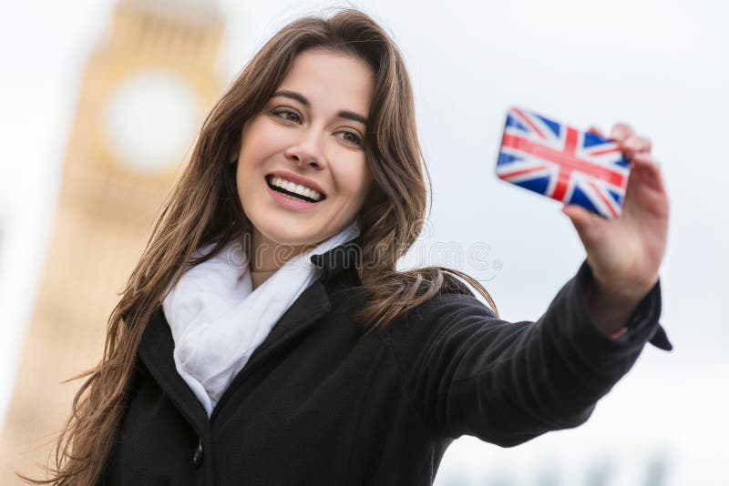 Τουρίστας γυναικών που παίρνει Selfie από Big Ben, Λονδίνο, Αγγλία στοκ φωτογραφία Τουρίστας γυναικών που παίρνει Selfie από Big Ben, Λονδίνο, Αγγλία στοκ φωτογραφία