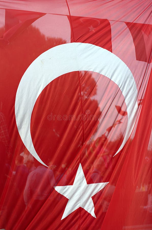 Τούρκος σημαιών στοκ φωτογραφία με δικαίωμα ελεύθερης χρήσης