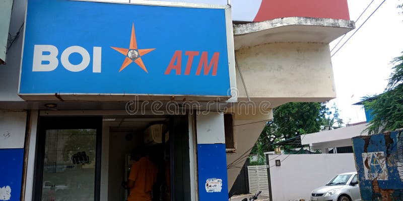 τράπεζα υποκαταστήματος atm της Baroda στην ινδία οκτώβριος 2019 στοκ εικόνα τράπεζα υποκαταστήματος atm της Baroda στην ινδία οκτώβριος 2019 στοκ εικόνα