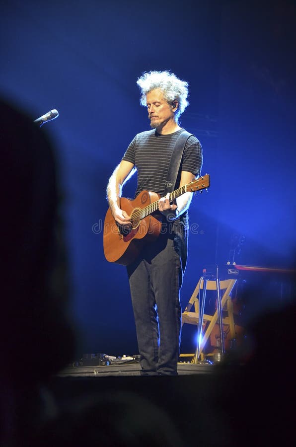 Florence, Italy - December 03, 2014: singer NiccolÃ² Fabi on stage at the concert hall of Florence. Florence, Italy - December 03, 2014: singer NiccolÃ² Fabi on stage at the concert hall of Florence.