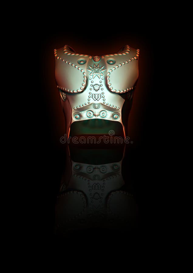 A 3D Model Sculpt of a Gladiator Armor. A 3D Model Sculpt of a Gladiator Armor