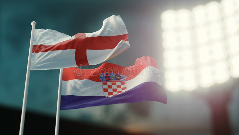 τρισδιάστατη απεικόνιση Δύο εθνικές σημαίες που κυματίζουν στον αέρα Στάδιο νύχτας Πρωτάθλημα 2018 ποδόσφαιρο Αγγλία εναντίον της απεικόνιση αποθεμάτων τρισδιάστατη απεικόνιση Δύο εθνικές σημαίες που κυματίζουν στον αέρα Στάδιο νύχτας Πρωτάθλημα 2018 ποδόσφαιρο Αγγλία εναντίον της απεικόνιση αποθεμάτων
