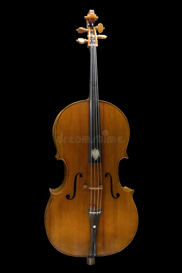 Cello by Nicolo Amati isolated on black. Cello by Nicolo Amati isolated on black