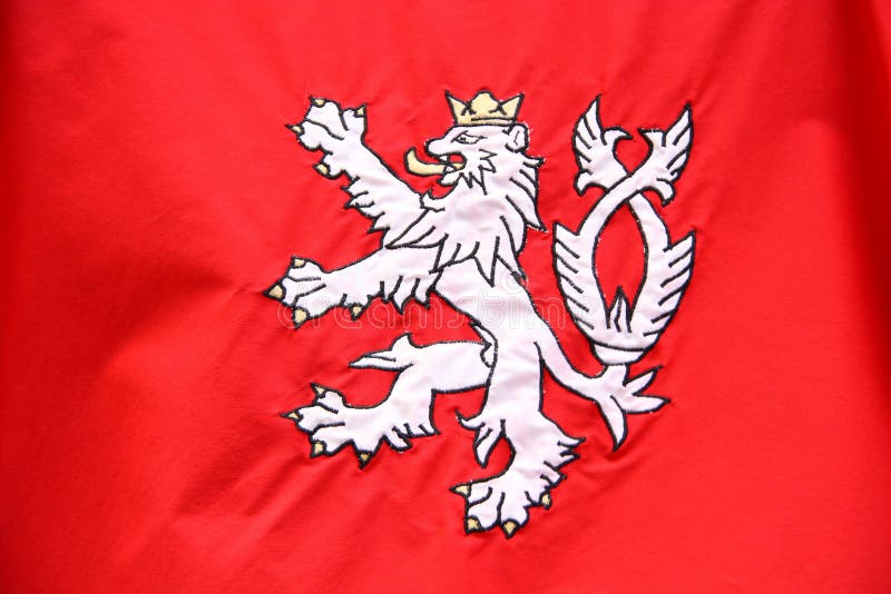 Τσέχικος Λέων στοκ εικόνες με δικαίωμα ελεύθερης χρήσης